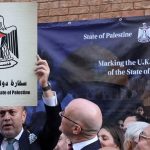 Palestinian mission in UK celebrates statehood recognition, raises flag in London